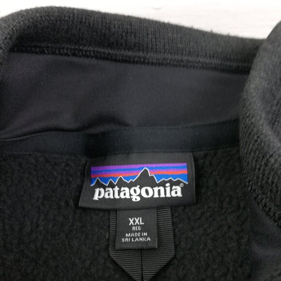 Patagonia Vest Better Sweater Full Zip Black Mens 2XL 25881 - Picture 3 of 9